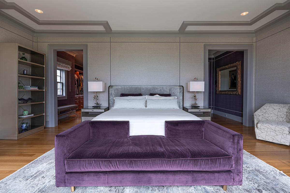 Master bedroom in RI, winner of a CE Pro HOTY 2023 award